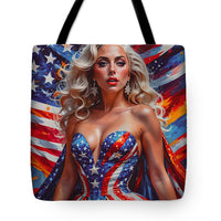 AI Art Pop Art Superstars Lady Gaga 3 - Tote Bag