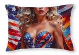 AI Art Pop Art Superstars Lady Gaga 3 - Throw Pillow