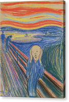 Edvard Munch The Scream 1896 1 - Canvas Print