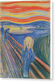 Edvard Munch The Scream 1896 1 - Canvas Print