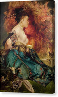 Hans Makart Die Japanerin The Japanese 1870 1865 - Canvas Print