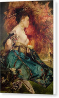 Hans Makart Die Japanerin The Japanese 1870 1865 - Canvas Print