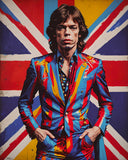 AI Art Pop Art Superstars Mick Jagger 1