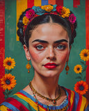 AI Art Pop Art Superstars Frida Kahlo 2