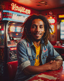 AI Art Pop Art Superstars Reggae Bob Marley 13