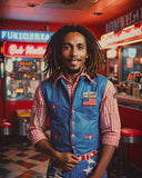 AI Art Pop Art Superstars Reggae Bob Marley 11