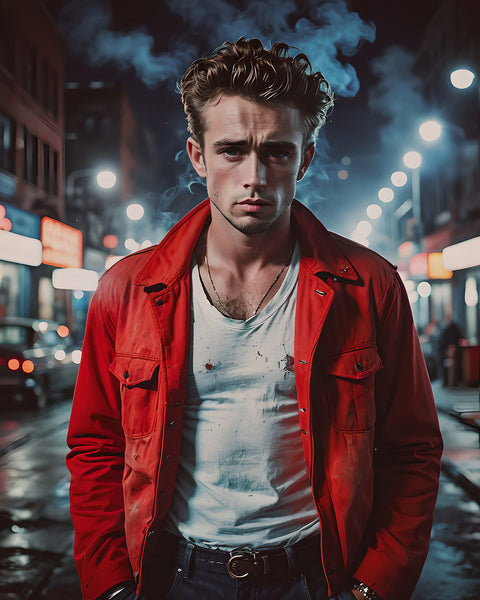 AI Art Pop Art Superstars James Dean 1