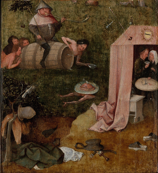 Hieronymus Bosch 1450 1516 An Allegory of Intemperance 1495