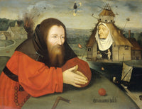Hieronymus Bosch 1450 1516 The temptation of St Anthony 1600 manner of Bosch