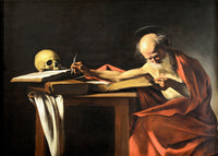 Caravaggio 1571 1610 Saint Jerome Writing 1610