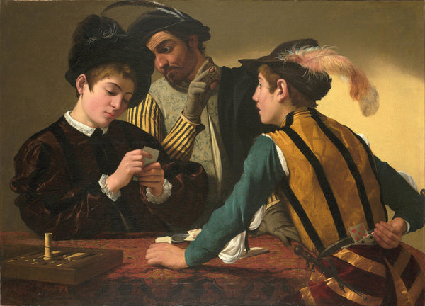 Caravaggio 1571 1610 The Cardsharps ca 1595