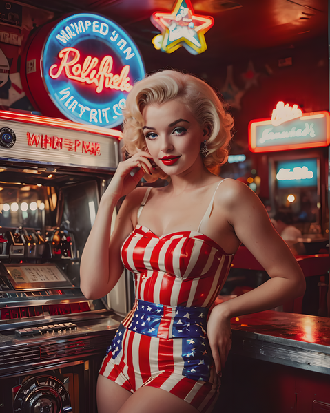 AI Art Pop Art Superstars Marilyn Monroe 14