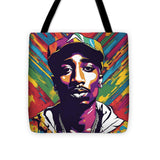 AI art 2PAC Tupac Shakur remembered 3 - Tote Bag