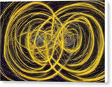 AI art albert einstein inspired relativity - Canvas Print