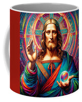 AI art da Vinci inspired Salvator Mundi - Mug