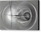 AI art Laszlo Moholy Nagy inspired orbital symmetry 1 - Canvas Print