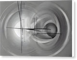 AI art Laszlo Moholy Nagy inspired orbital symmetry 1 - Canvas Print