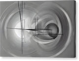 AI art Laszlo Moholy Nagy inspired orbital symmetry 1 - Canvas Print