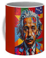 AI Art Pop Art Superstars Albert Einstein 1 - Mug