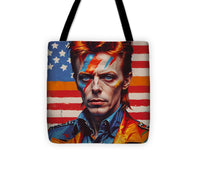 AI Art Pop Art Superstars David Bowie 3 - Tote Bag