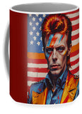 AI Art Pop Art Superstars David Bowie 3 - Mug