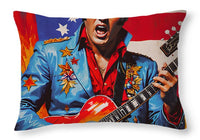 AI Art Pop Art Superstars Elvis Presley 4 - Throw Pillow