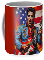 AI Art Pop Art Superstars Elvis Presley 4 - Mug