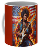 AI Art Pop Art Superstars Jimi Hendrix 2 - Mug