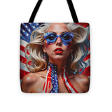 AI Art Pop Art Superstars Lady Gaga 4 - Tote Bag