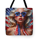 AI Art Pop Art Superstars Lady Gaga 4 - Tote Bag