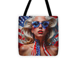 AI Art Pop Art Superstars Lady Gaga 4 - Tote Bag