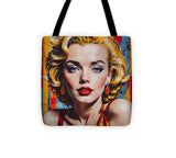 AI Art Pop Art Superstars Marilyn Monroe 1 - Tote Bag