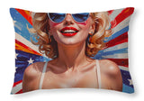 AI Art Pop Art Superstars Marilyn Monroe 4 - Throw Pillow