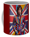 AI Art Pop Art Superstars Mick Jagger 1 - Mug