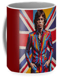 AI Art Pop Art Superstars Mick Jagger 1 - Mug