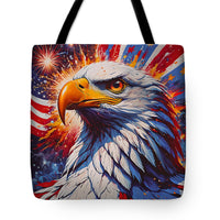 AI Art Pop Art USA Flag 3 - Tote Bag