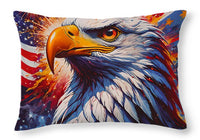 AI Art Pop Art USA Flag 3 - Throw Pillow