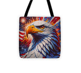 AI Art Pop Art USA Flag 3 - Tote Bag