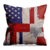 AI Art Pop Art USA Flag 4 1 - Throw Pillow