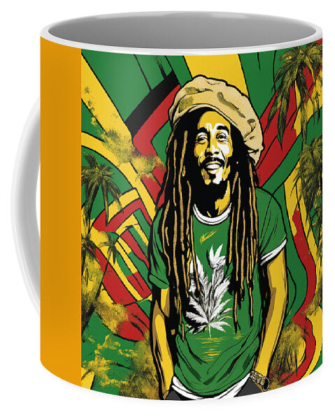 AI Art Reggae Bob Marley 32 - Mug