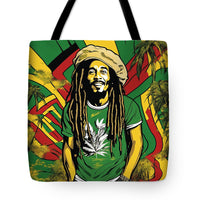 AI Art Reggae Bob Marley 32 - Tote Bag