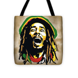 AI Art Reggae Bob Marley 4 32 - Tote Bag