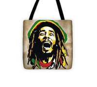 AI Art Reggae Bob Marley 4 32 - Tote Bag