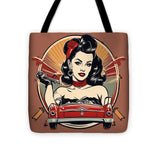 AI art rockabilly 2 - Tote Bag