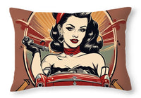 AI art rockabilly 2 - Throw Pillow