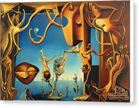 AI art Salvador Dali inspired Book of Discovery 2 - Canvas Print