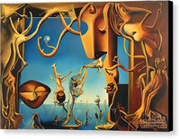 AI art Salvador Dali inspired Book of Discovery 2 - Canvas Print