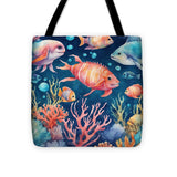 AI art underwater wonders 8 - Tote Bag