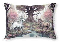 AI art unicorn 1 - Throw Pillow