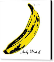 Album Cover The Velvet Underground and Nico 1967 Andy Warhol Banana - Canvas Print